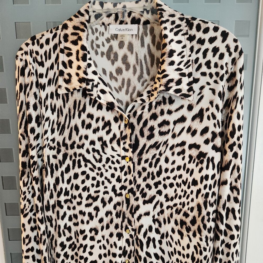 Calvin Klein Button Down Blouse (M)